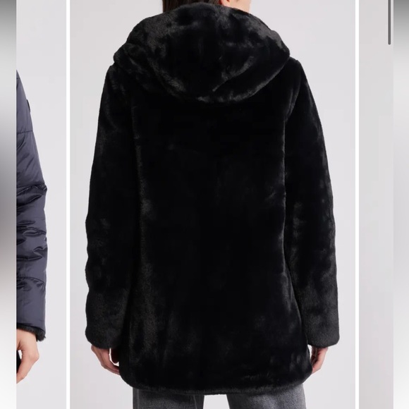 Save The Duck Bridget Reversible Faux Fur Jacket New - Picture 3 of 16